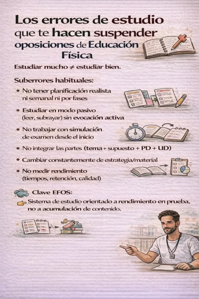errores de estudio
